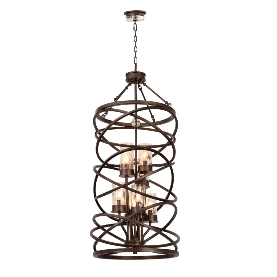 Kalco Eternity 8 Light 2 Tier Chandelier - Image 1