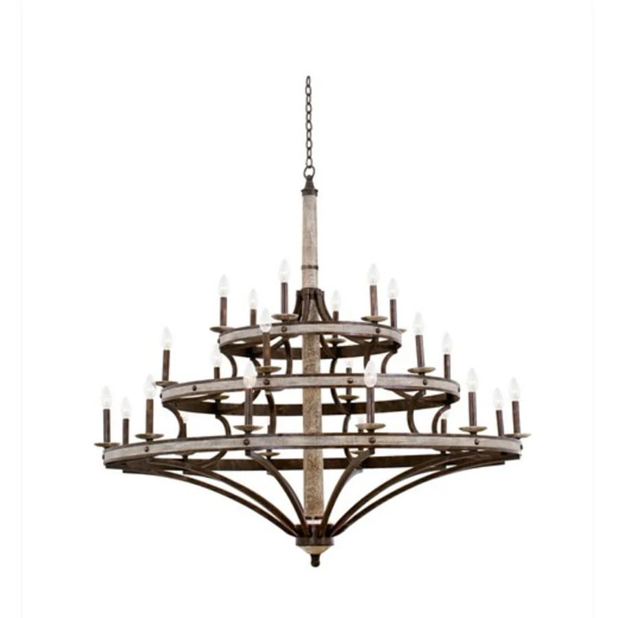 Kalco Coronado 24 Light 3 Tier Chandelier - Image 1