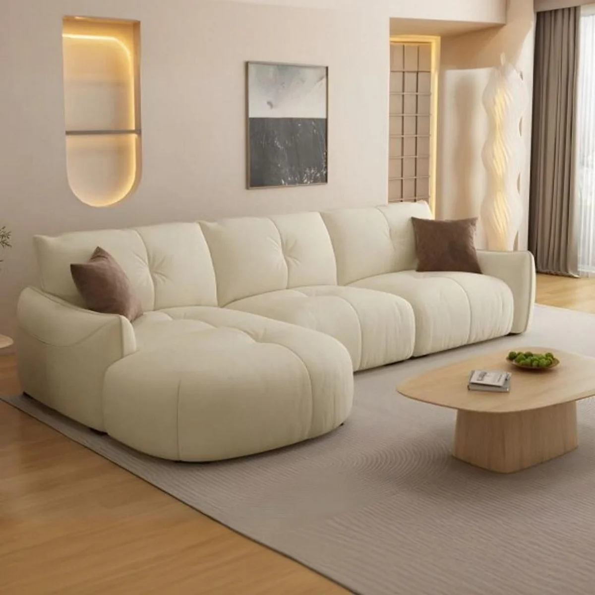 ركنة خشب زان 280×170سم - KAB10 - Image 1