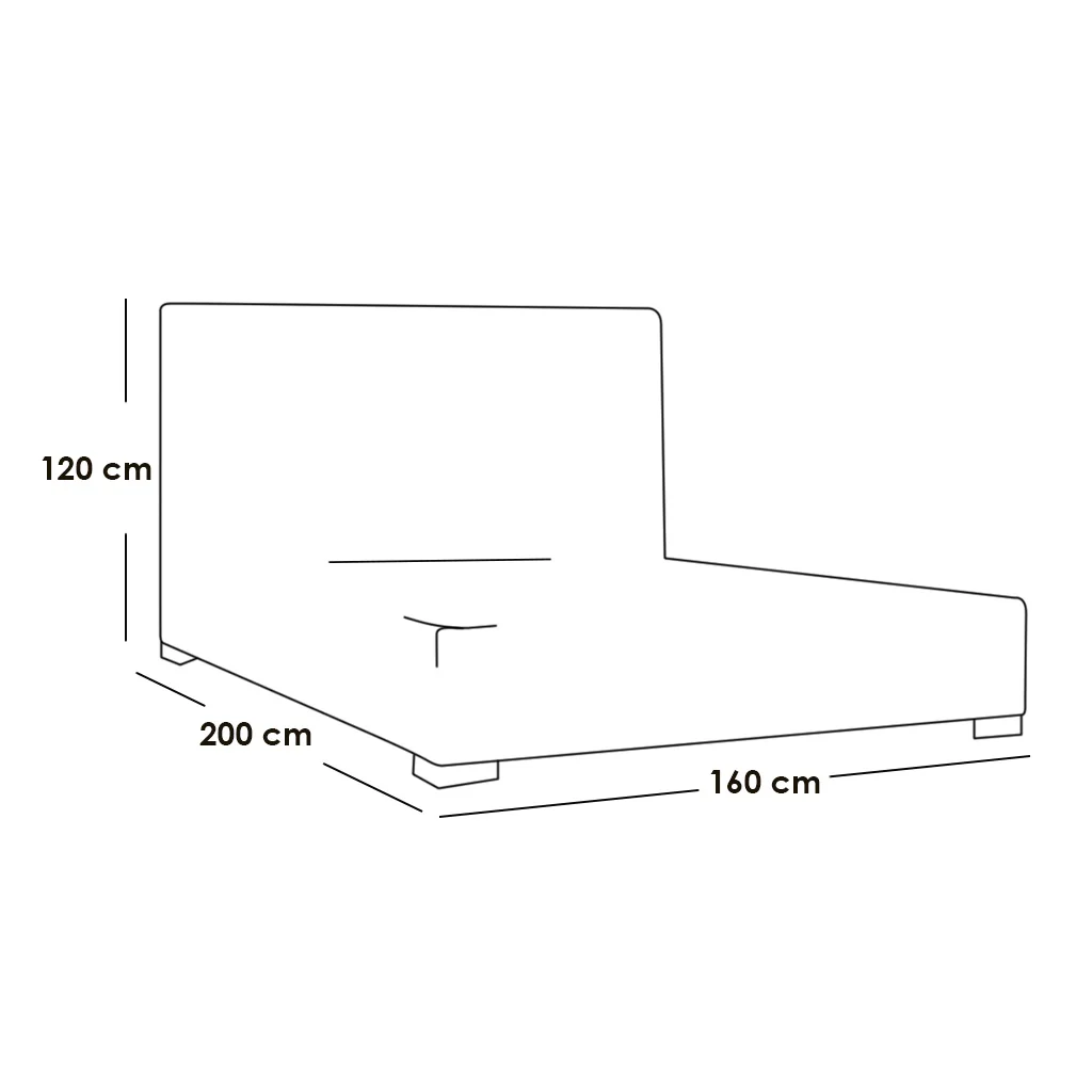 سرير 200×160سم - KEY86 - Image 2