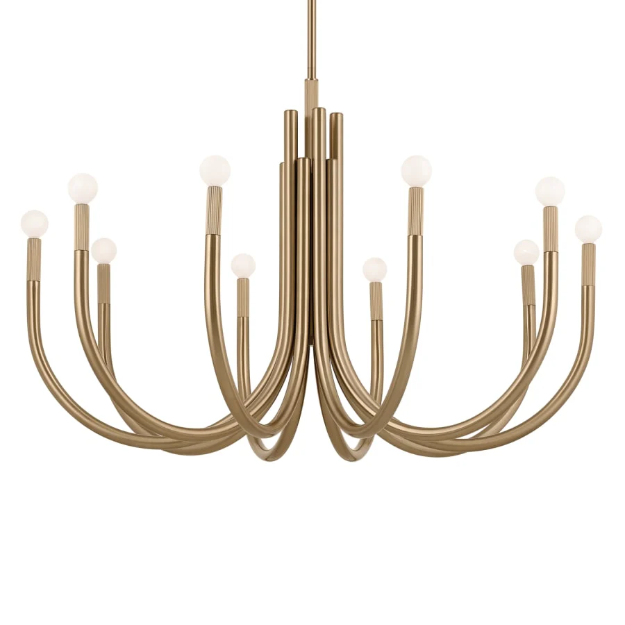 Kichler Odensa 10 Light 41" Wide Candle Style Chandelier - Image 3