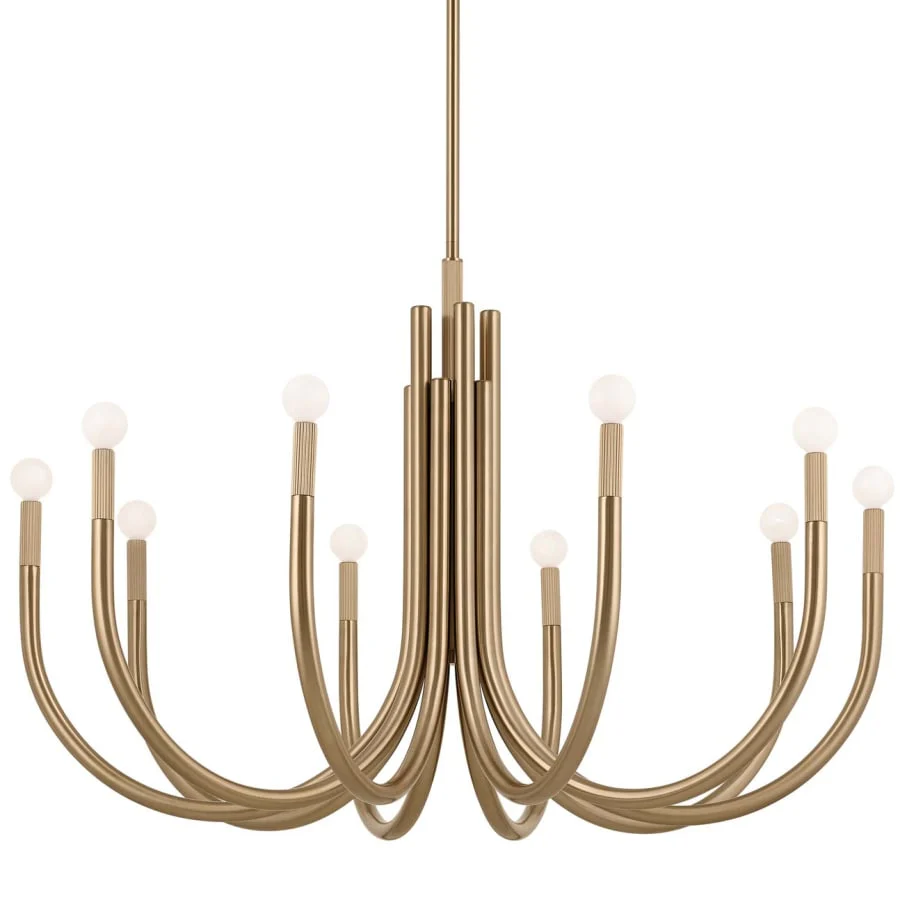 Kichler Odensa 10 Light 41" Wide Candle Style Chandelier - Image 1