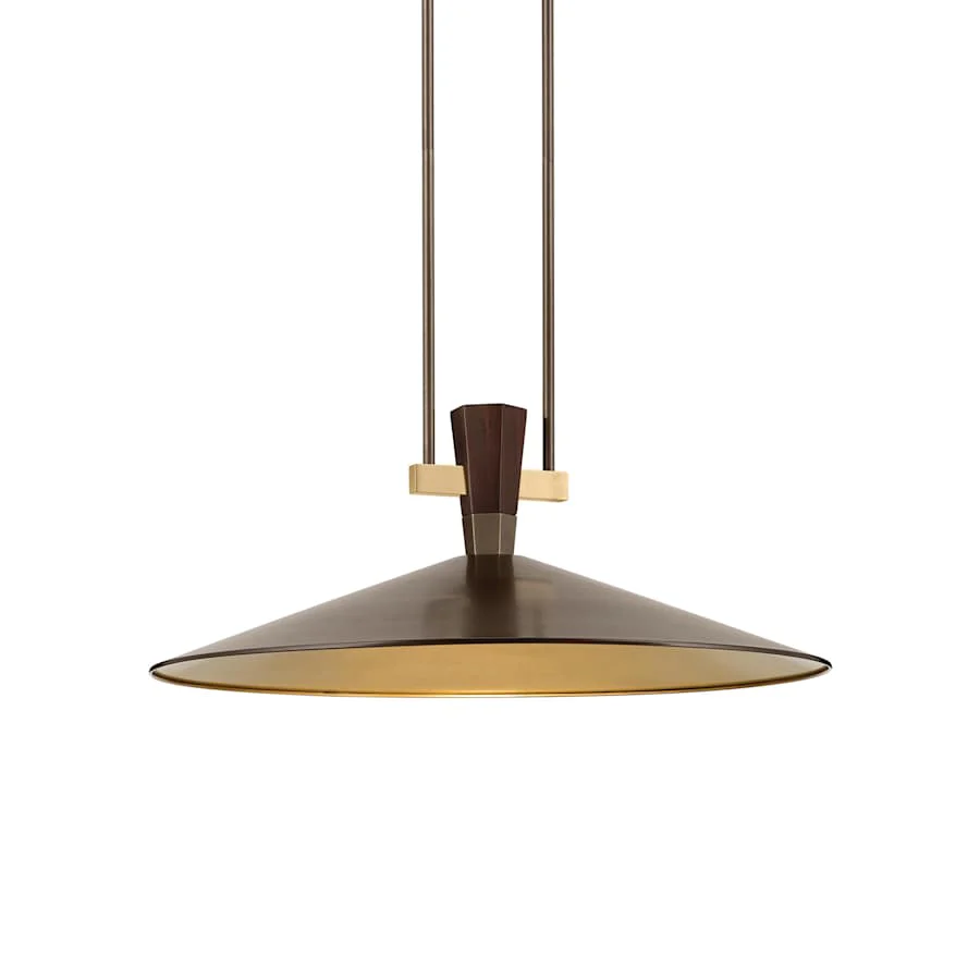 Kichler Tenon 28" Wide LED Pendant - Image 1