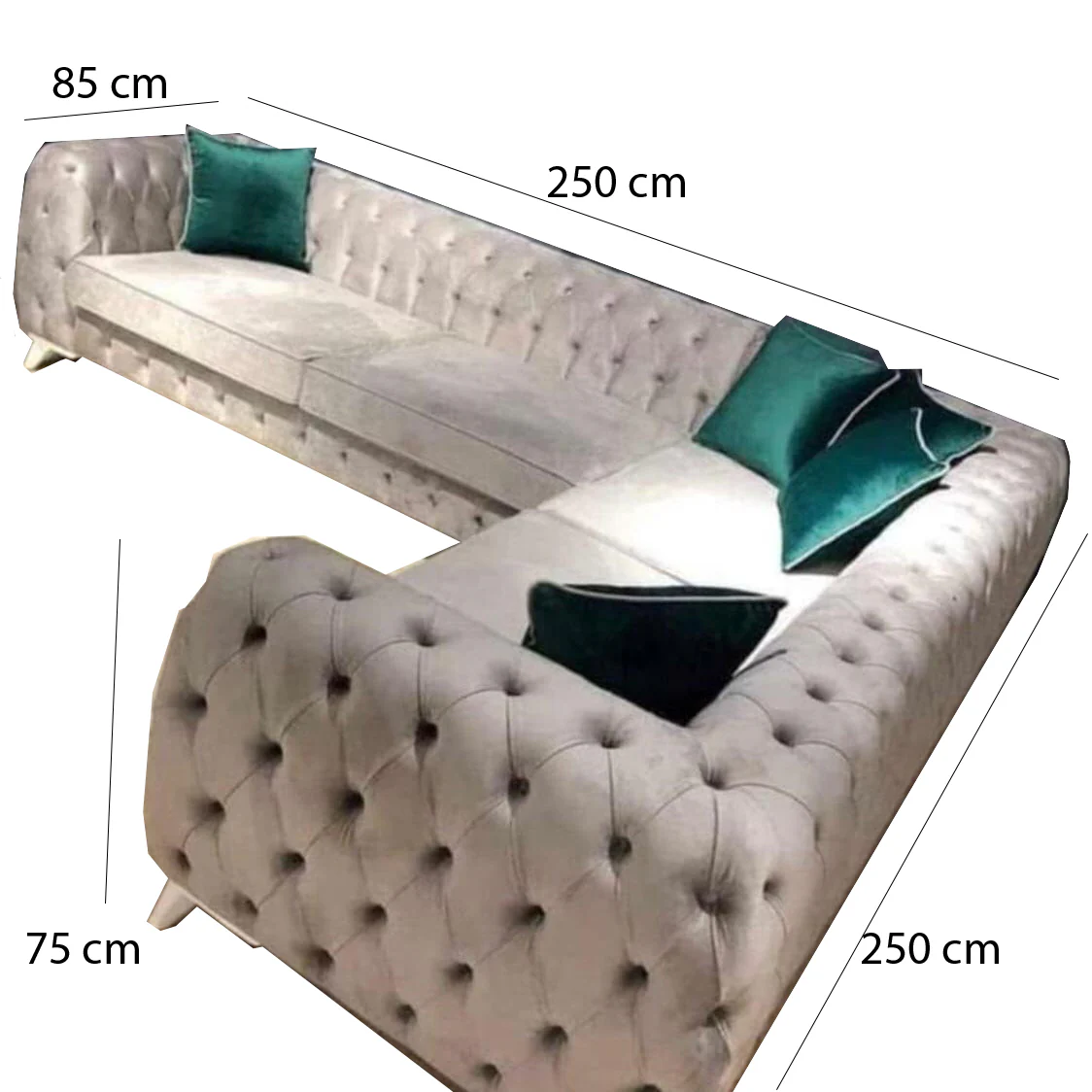 ركنة  - ألوان متعددة 250×250 سم - MK10 - Image 2