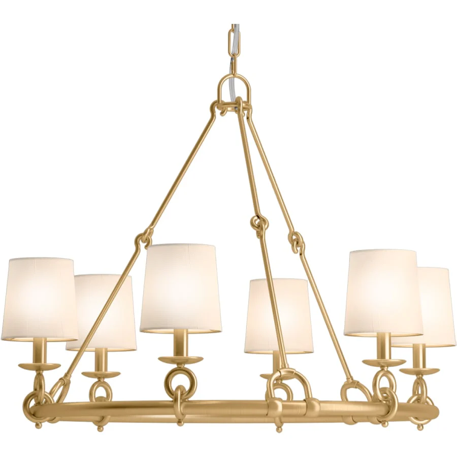 Kohler Lighting Terret 6 Light 36" Wide Taper Candle Ring Chandelier - Image 1