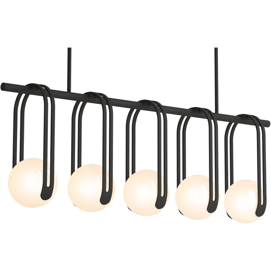 Kohler Lighting Kraga 5 Light 45" Wide Linear Chandelier - Image 1