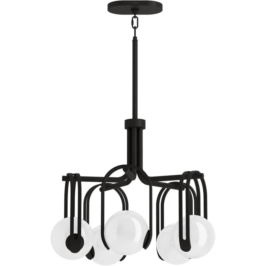 Kohler Lighting Kraga 5 Light 23" Wide Chandelier - Image 3