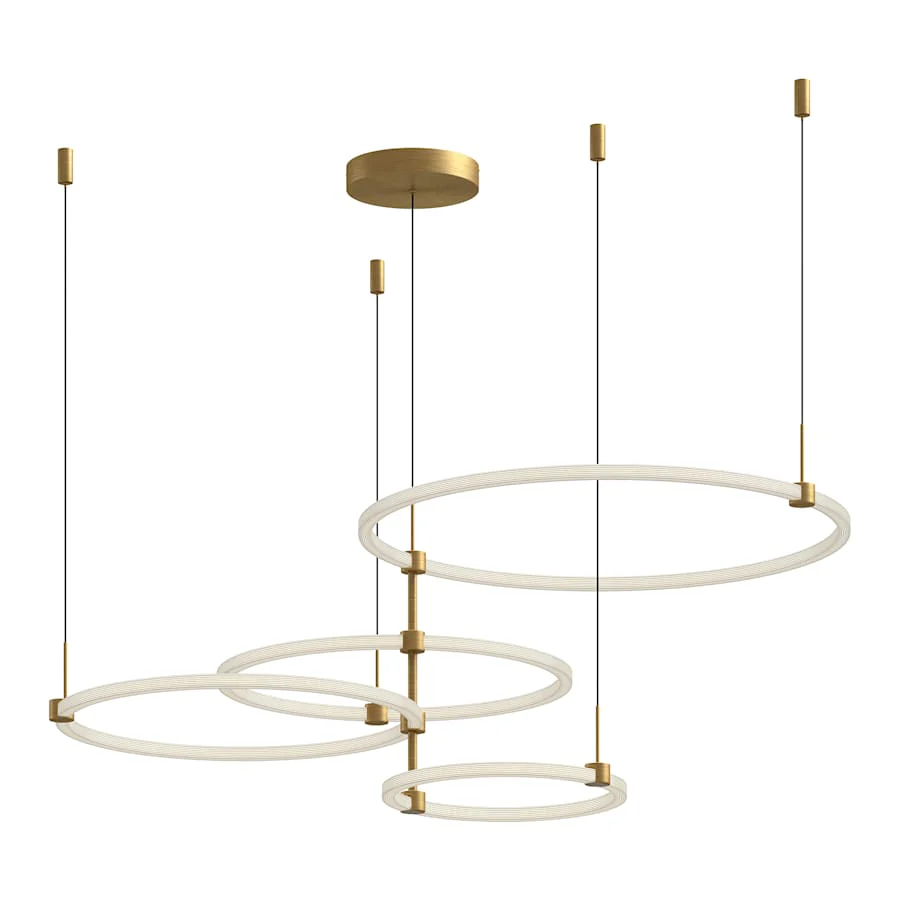Kuzco Lighting Bruni 32" Wide 3000K LED Ring Chandelier - Image 1