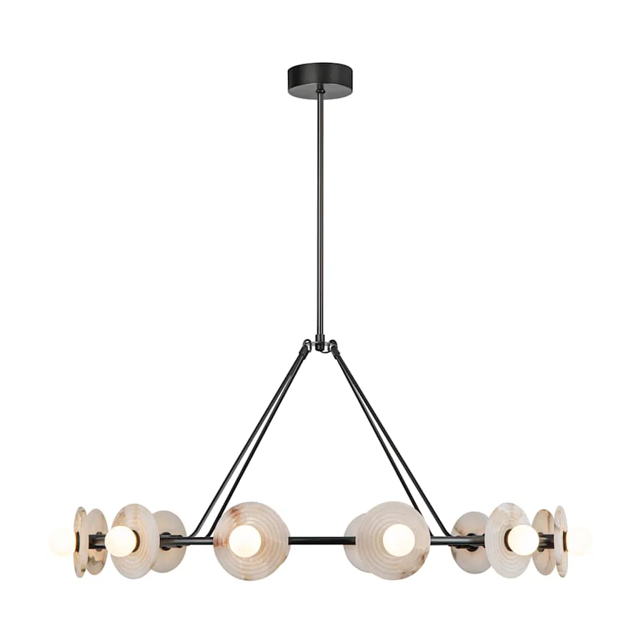 Kuzco Lighting Dahlia 47" Wide LED Ring Chandelier - Image 3