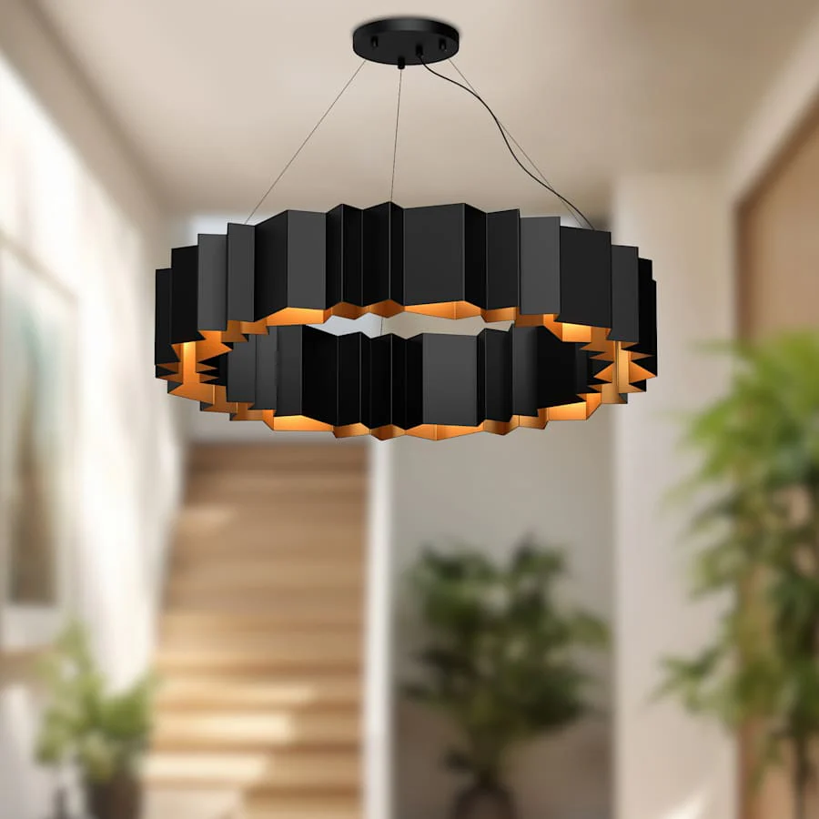 Kuzco Lighting Akira 12 Light Ring Chandelier - Image 3