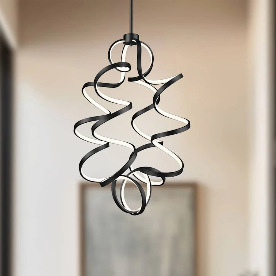Kuzco Lighting Synergy 35" Tall LED Abstract Chandelier - Image 2