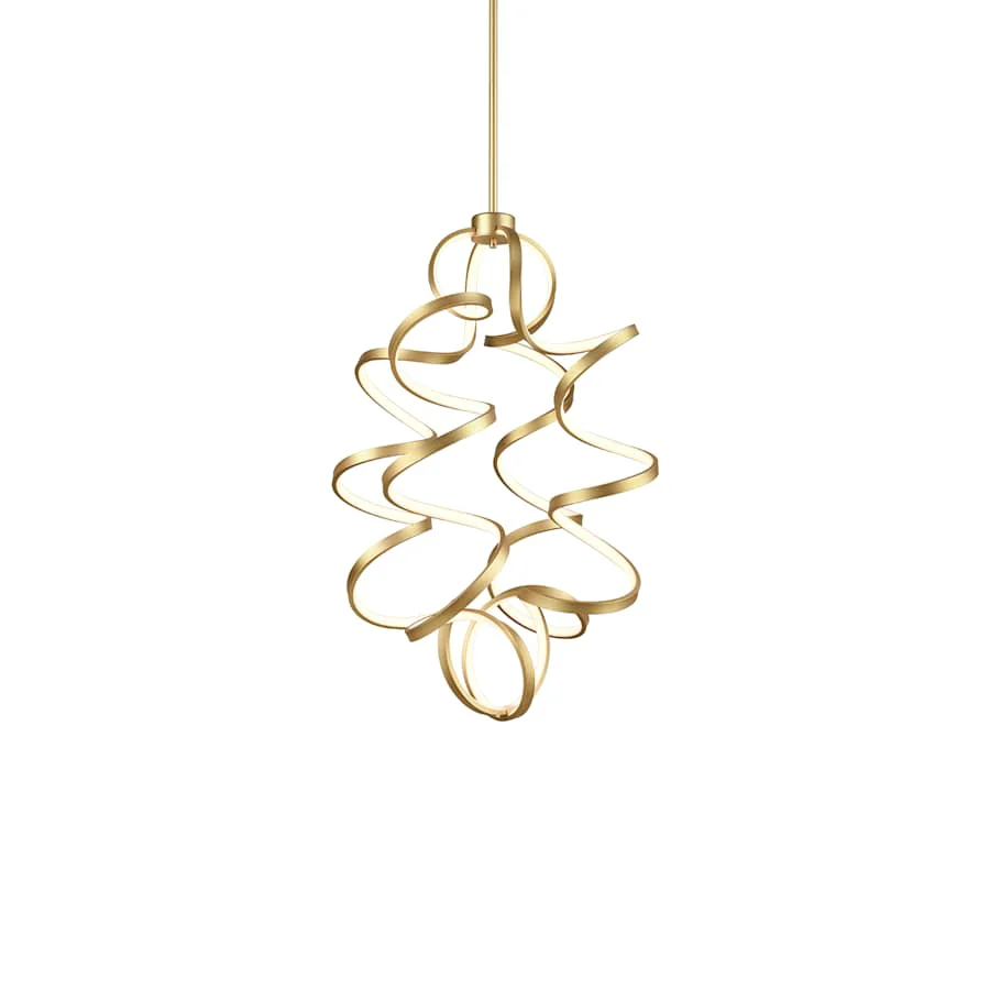 Kuzco Lighting Synergy 35" Tall LED Abstract Chandelier - Image 1