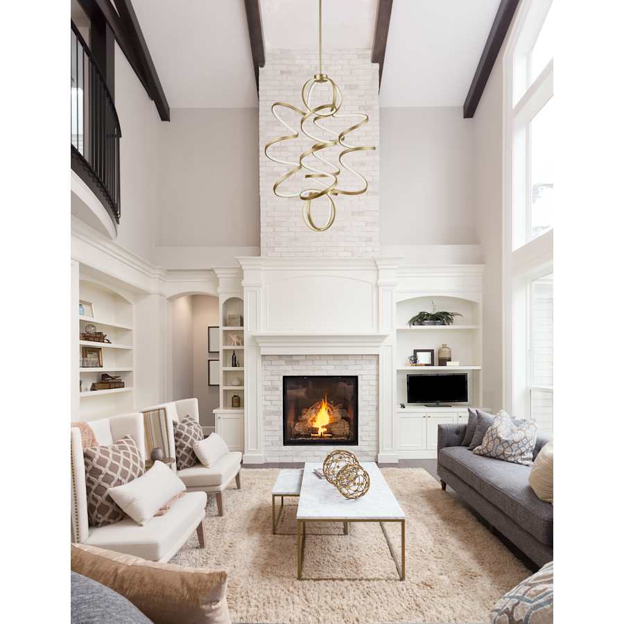 Kuzco Lighting Synergy 32" Wide LED Abstract Chandelier - Image 3