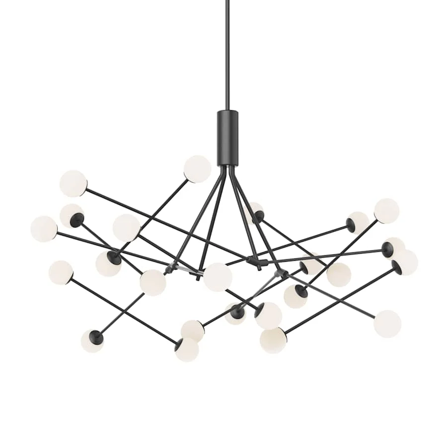 Kuzco Lighting Moto 56" Wide LED Abstract Chandelier - Image 1