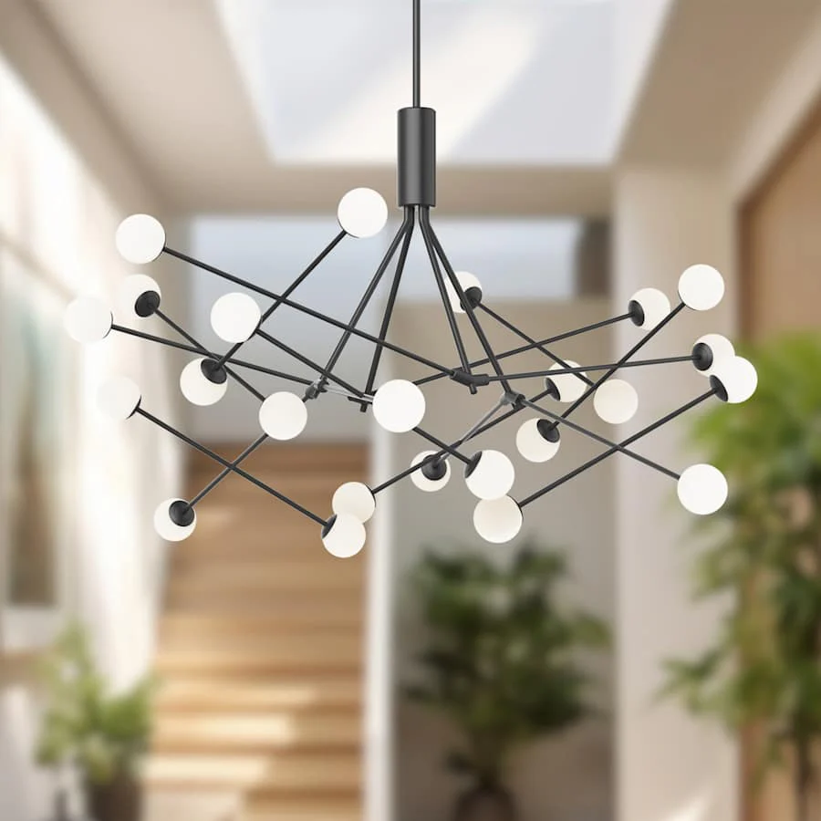 Kuzco Lighting Moto 56" Wide LED Abstract Chandelier - Image 3