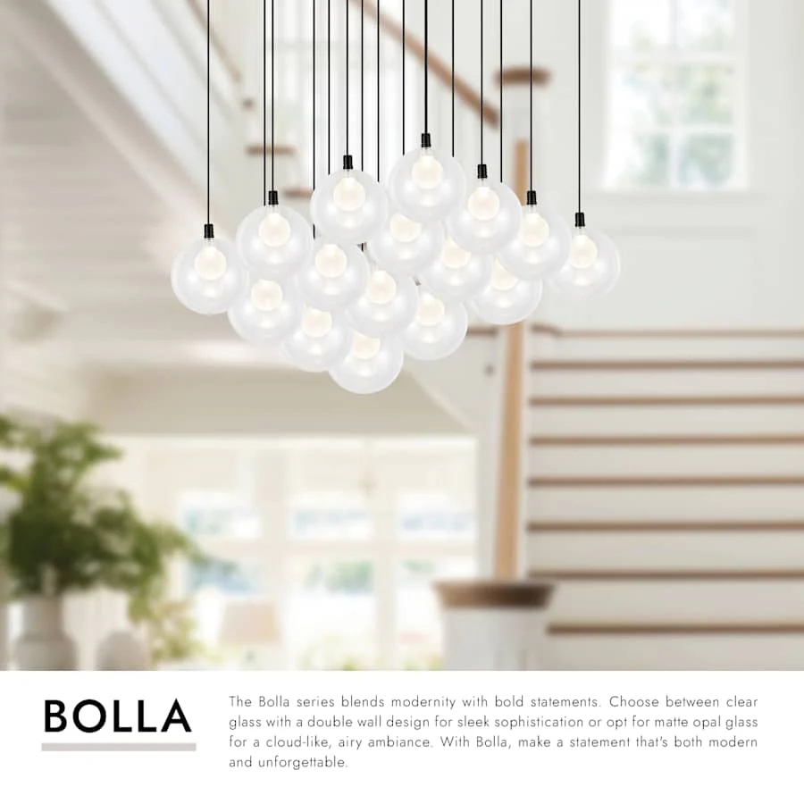 Kuzco Lighting Bolla 21" Wide Globe Chandelier - Image 3