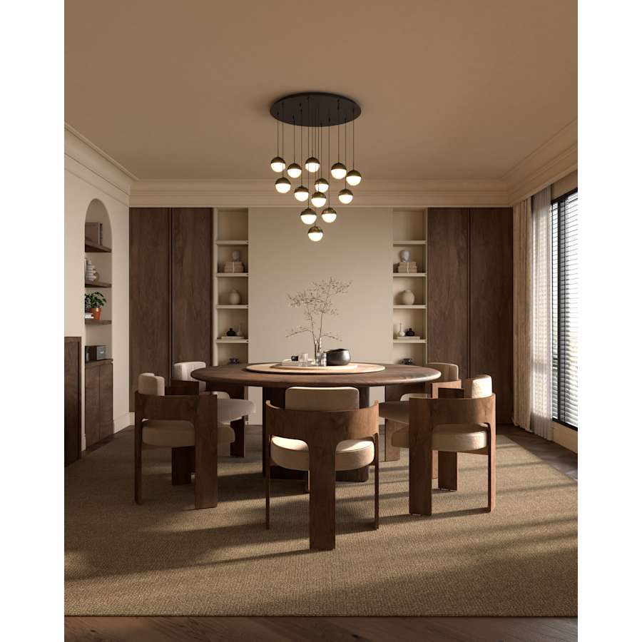 Kuzco Lighting Pluto 24" Wide Globe Chandelier - Image 2