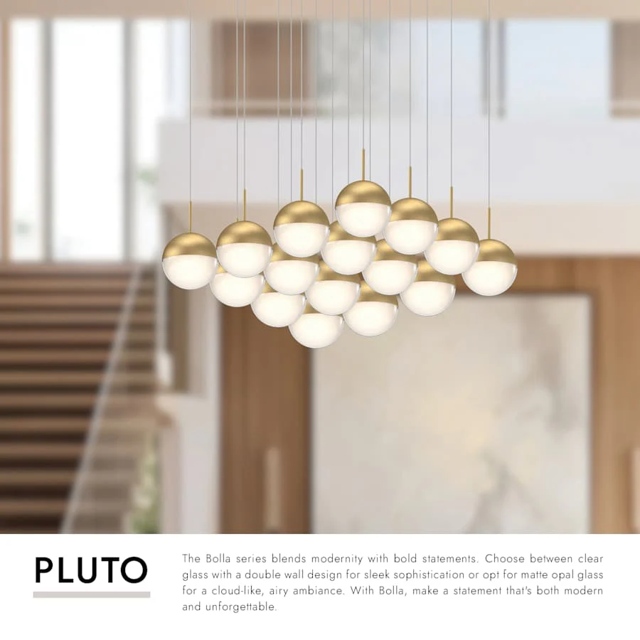 Kuzco Lighting Pluto 20" Wide Globe Chandelier - Image 3