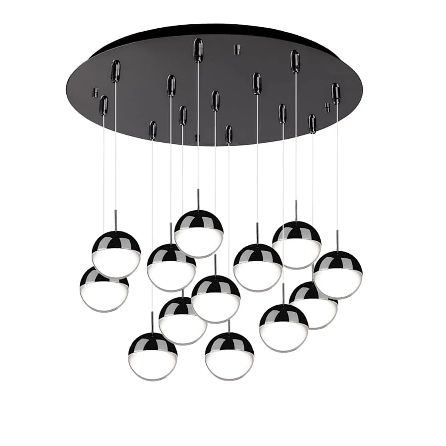 Kuzco Lighting Pluto 24" Wide Globe Chandelier - Image 1