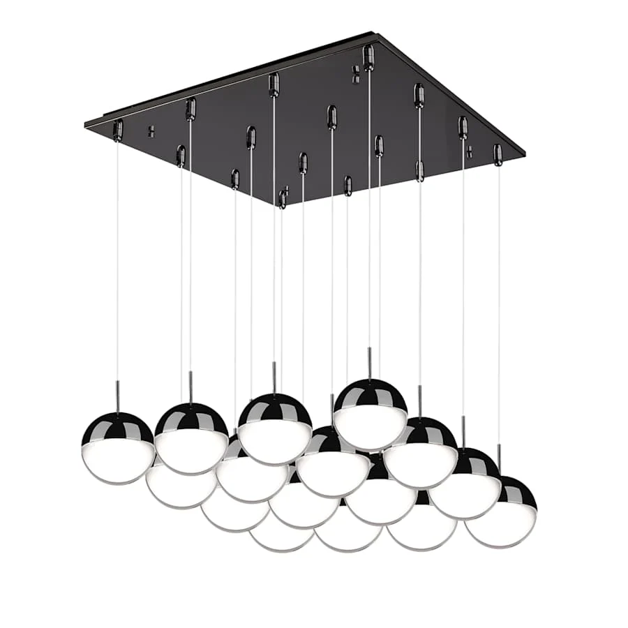 Kuzco Lighting Pluto 20" Wide Globe Chandelier - Image 1
