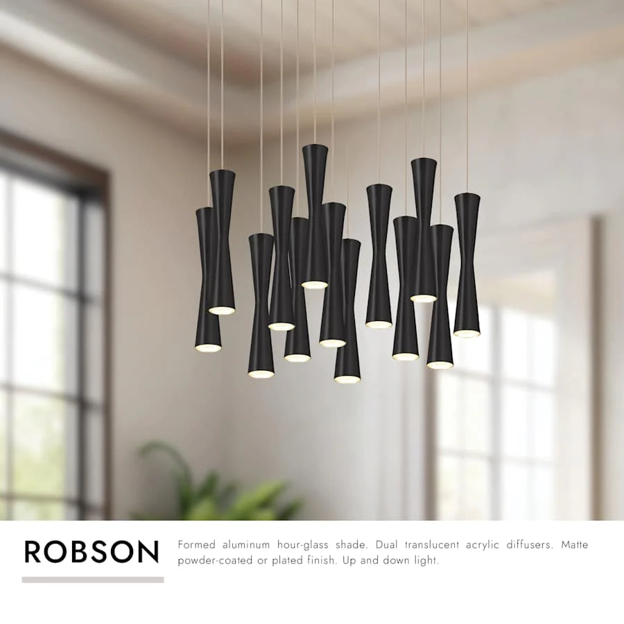 Kuzco Lighting Robson 24" Wide Lantern Chandelier - Image 3