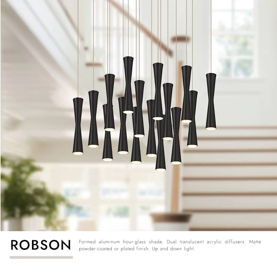 Kuzco Lighting Robson 20" Wide Lantern Chandelier - Image 3