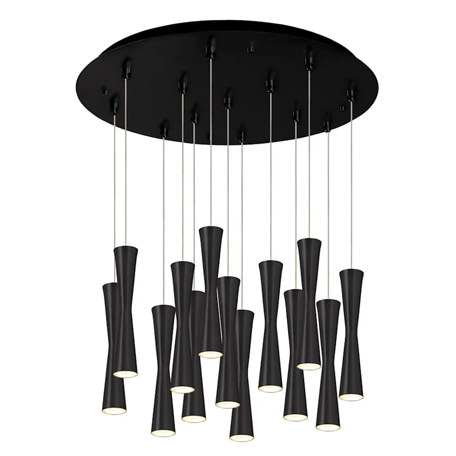 Kuzco Lighting Robson 24" Wide Lantern Chandelier - Image 1
