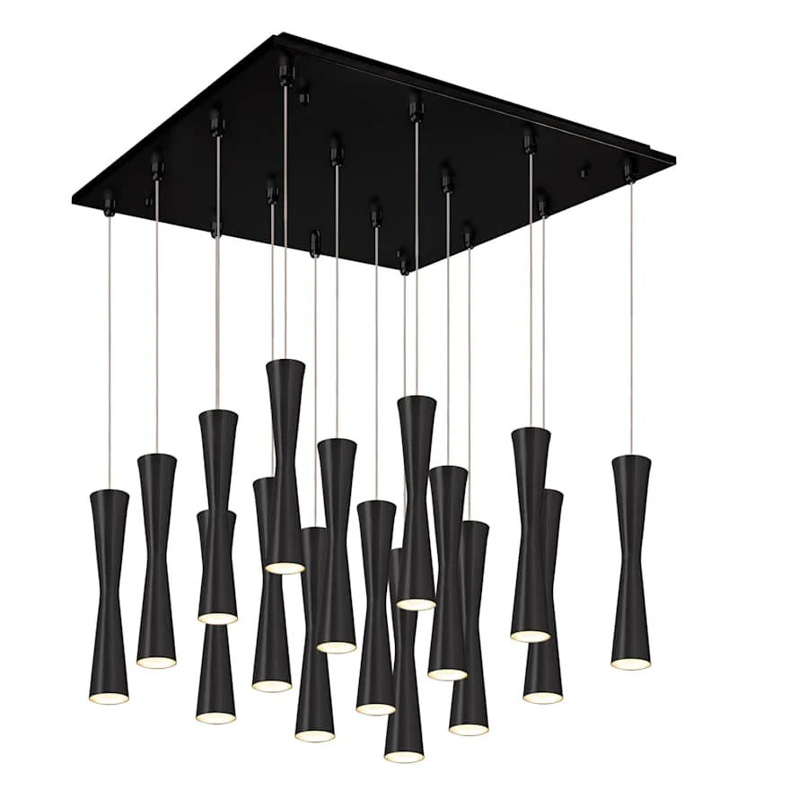 Kuzco Lighting Robson 20" Wide Lantern Chandelier - Image 1