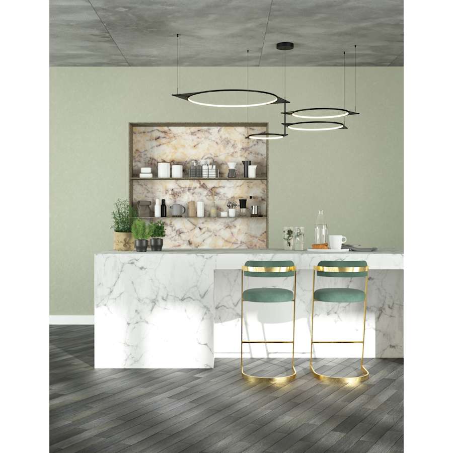 Kuzco Lighting Serif 74" Wide LED Suspension Linear Pendant - Image 2