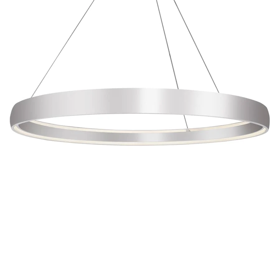 Kuzco Lighting Halo 71" Wide LED Drum Chandelier - Image 1