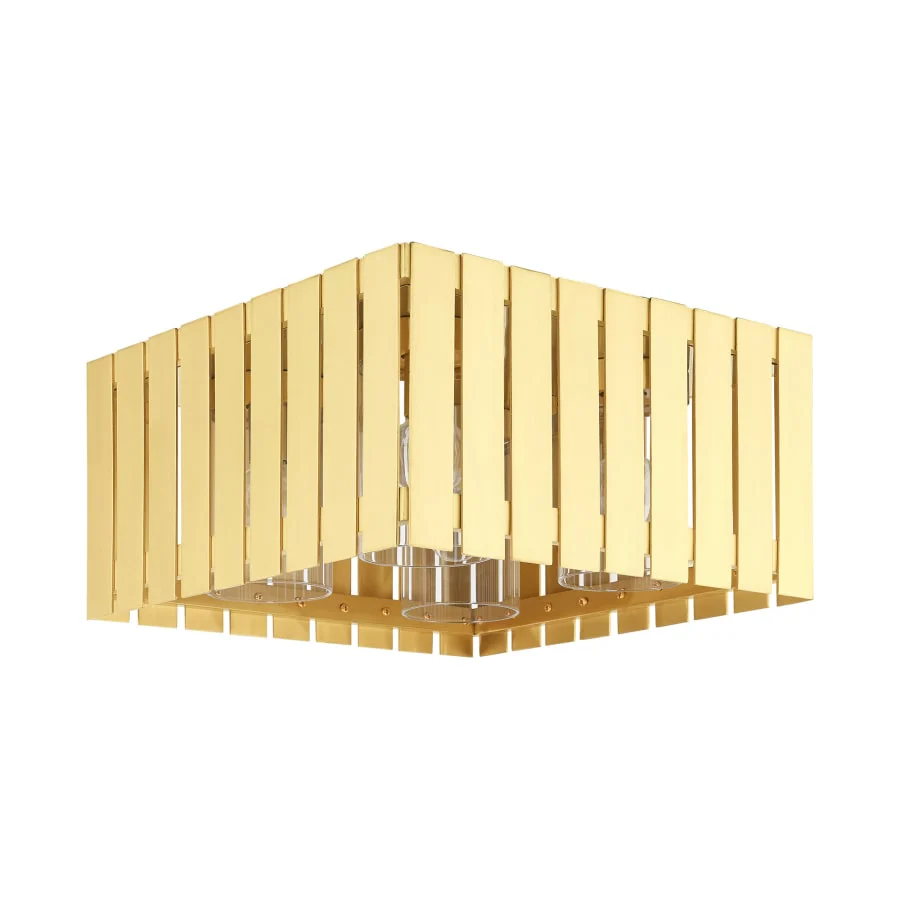 Livex Lighting Greenwich 4 Light 13" Wide Flush Mount Outdoor Ceiling Fixture - Image 3