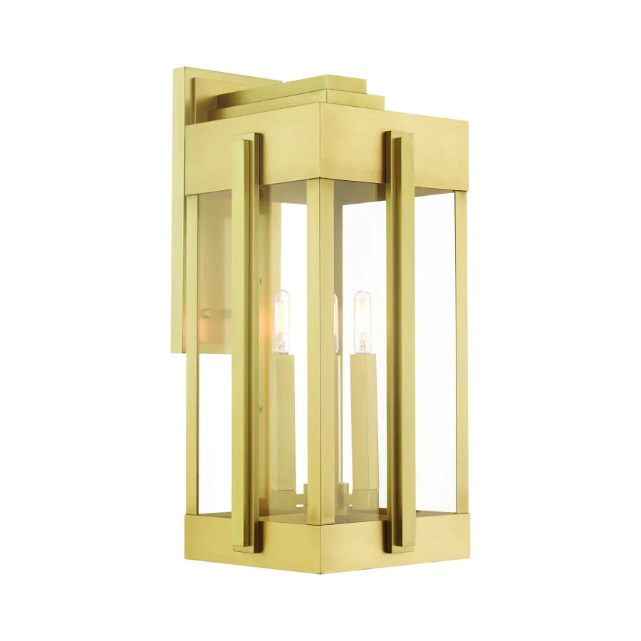 Livex Lighting Lexington 3 Light 23" Tall Outdoor Wall Sconce - Image 1