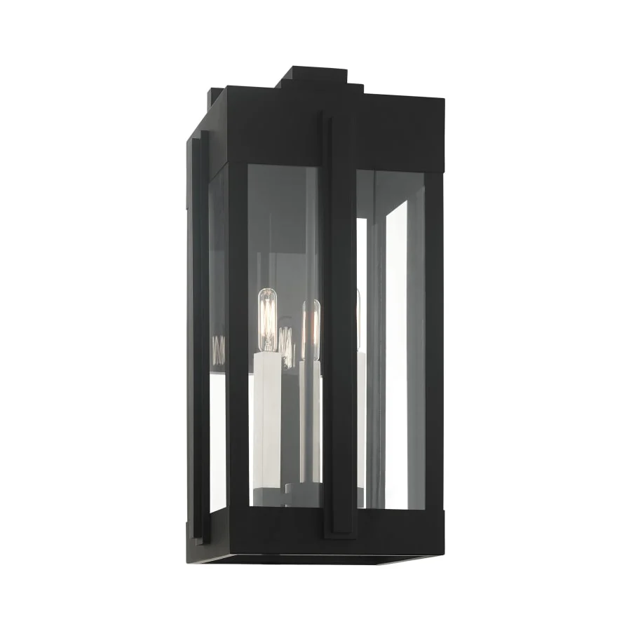 Livex Lighting Lexington 3 Light 23" Tall Outdoor Wall Sconce - Image 3