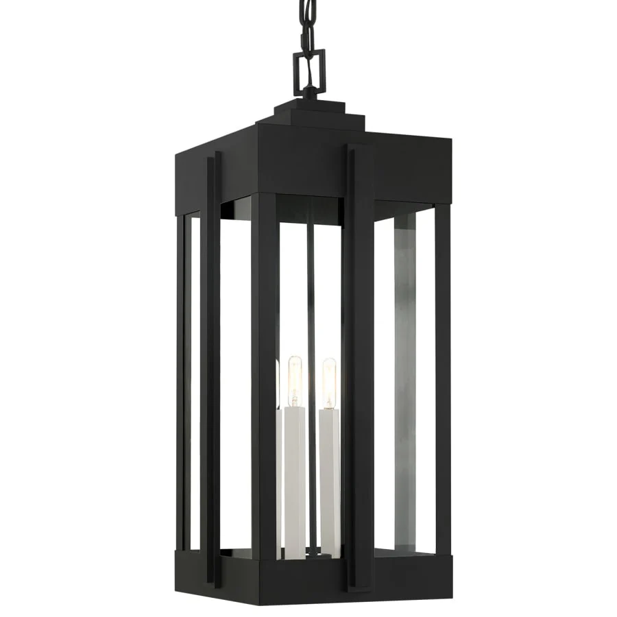 Livex Lighting Lexington 4 Light 13" Wide Outdoor Pendant - Image 1