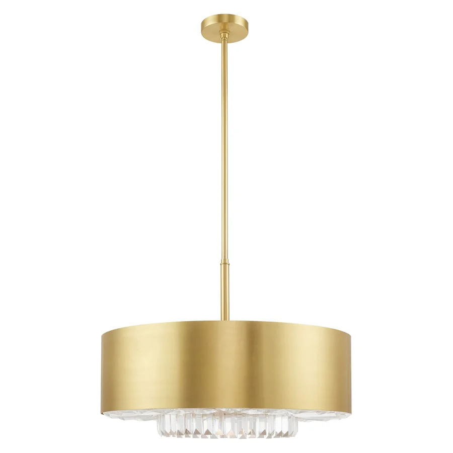 Livex Lighting Madison 6 Light 24" Wide Crystal Drum Chandelier - Image 2