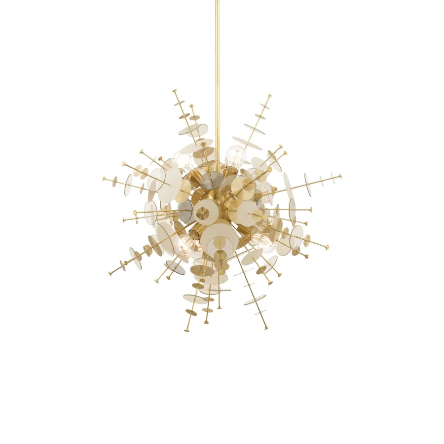 Livex Lighting Circulo 6 Light 30" Wide Sputnik Chandelier - Image 1