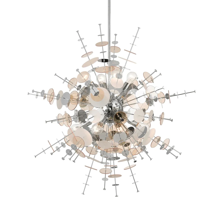 Livex Lighting Circulo 8 Light 37" Wide Sputnik Chandelier - Image 1