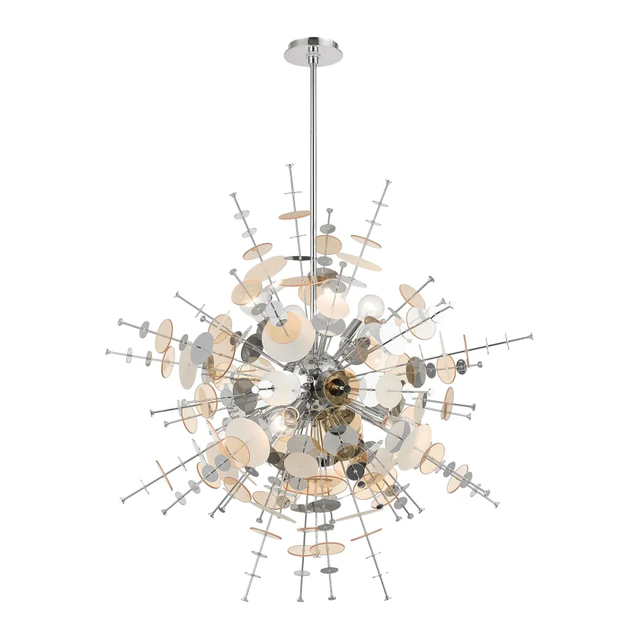Livex Lighting Circulo 8 Light 37" Wide Sputnik Chandelier - Image 3