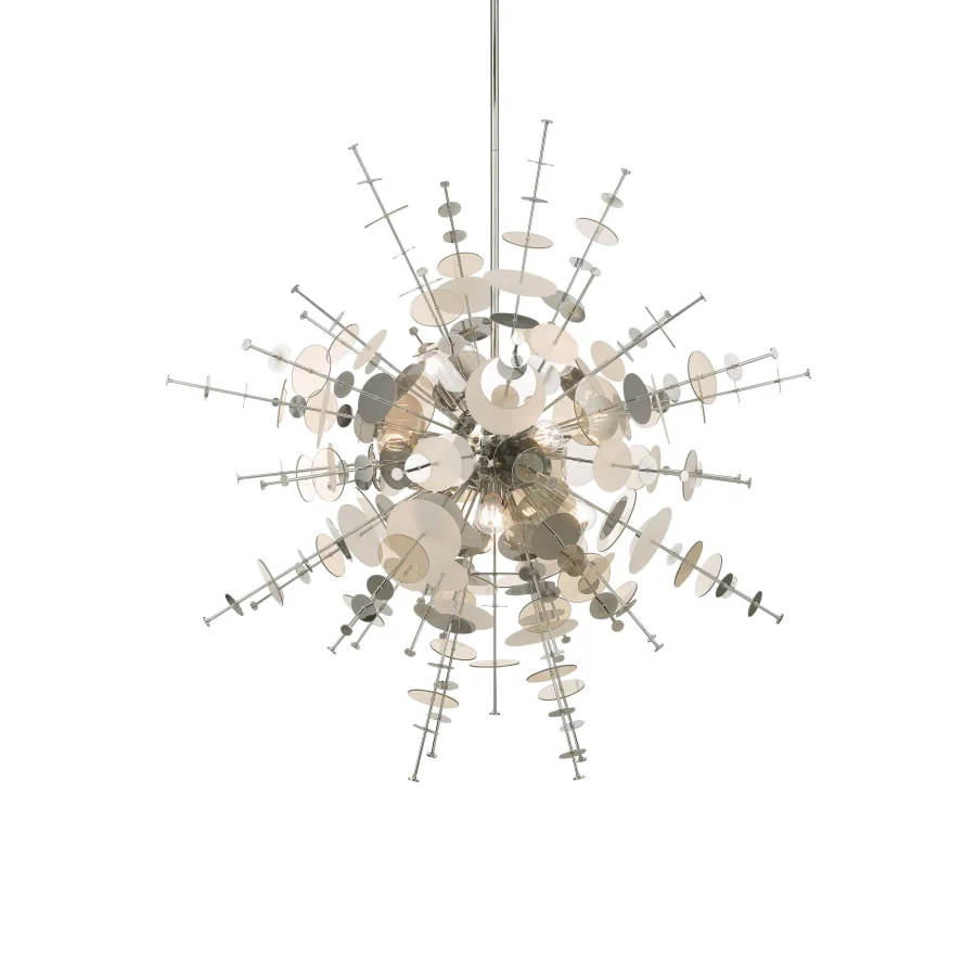 Livex Lighting Circulo 12 Light 50" Wide Sputnik Chandelier - Image 1