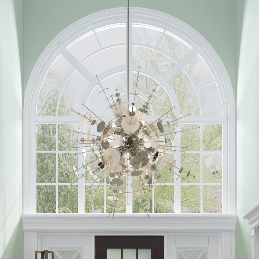 Livex Lighting Circulo 12 Light 50" Wide Sputnik Chandelier - Image 3