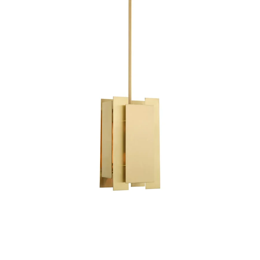 Livex Lighting Varick Single Light 8" Wide Mini Pendant - Image 1