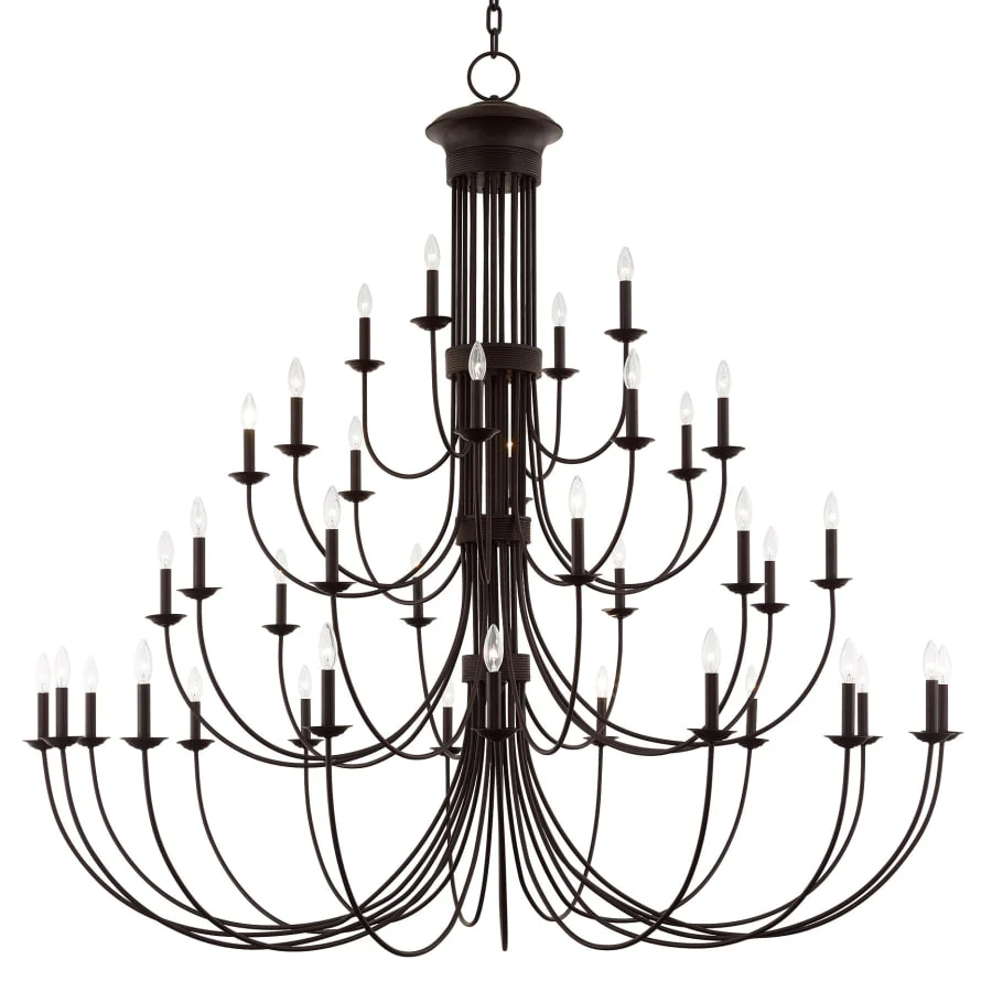 Livex Lighting Estate 38 Light 72" Wide Candle Style Chandelier - Image 1