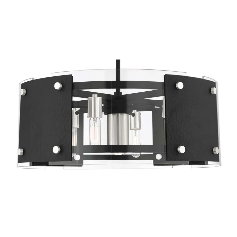 Livex Lighting Barcelona 7 Light 27" Wide Drum Chandelier - Image 1