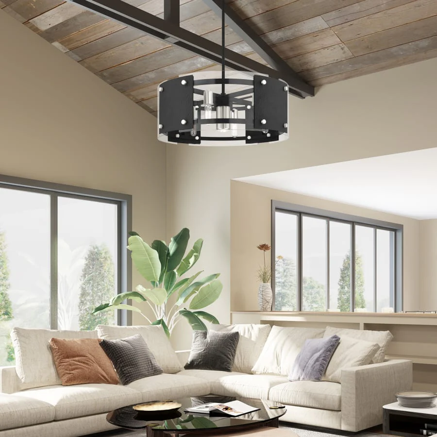 Livex Lighting Barcelona 7 Light 27" Wide Drum Chandelier - Image 2