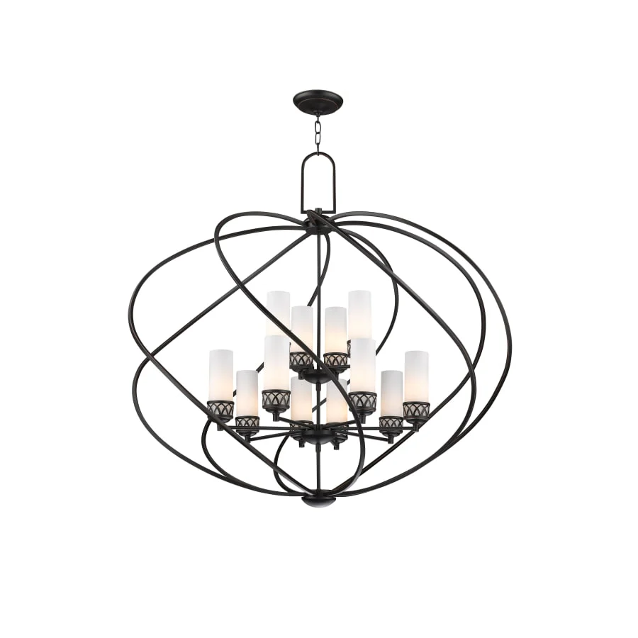 Livex Lighting Westfield 12 Light 2 Tier Chandelier - Image 1