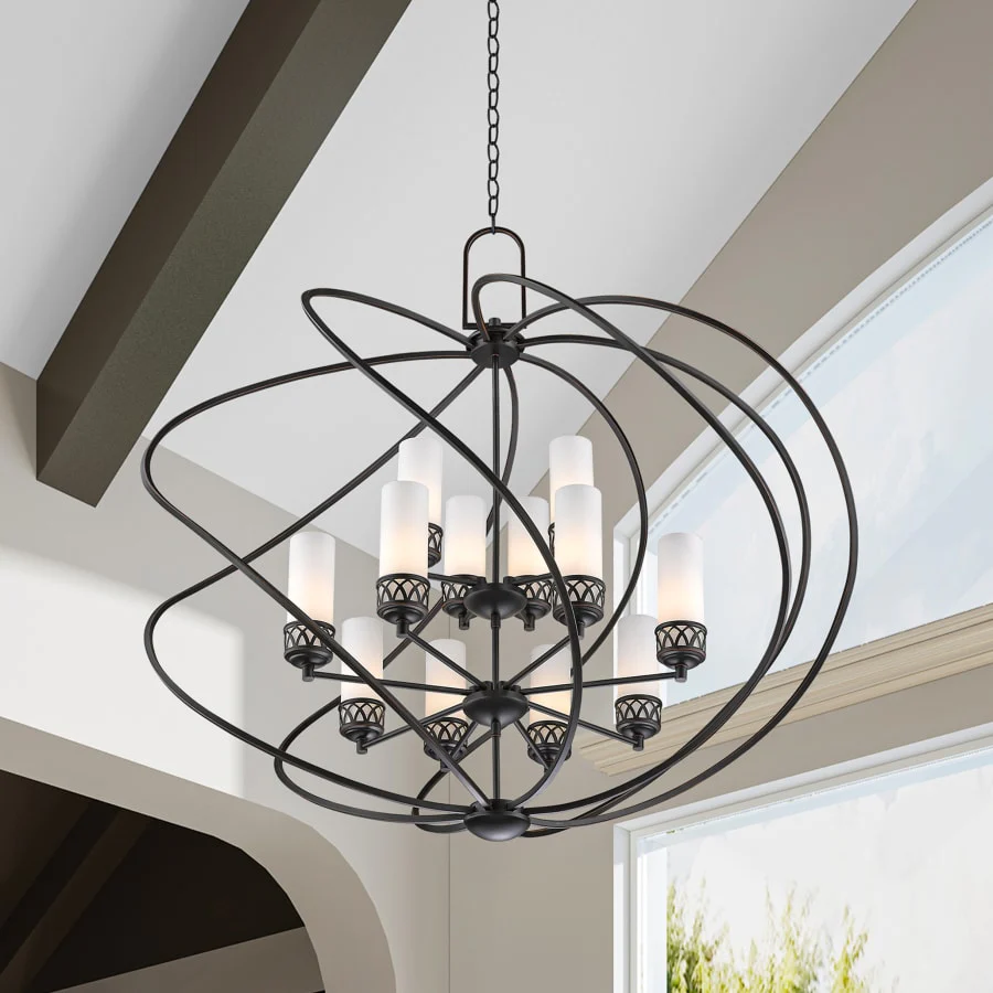 Livex Lighting Westfield 12 Light 2 Tier Chandelier - Image 3