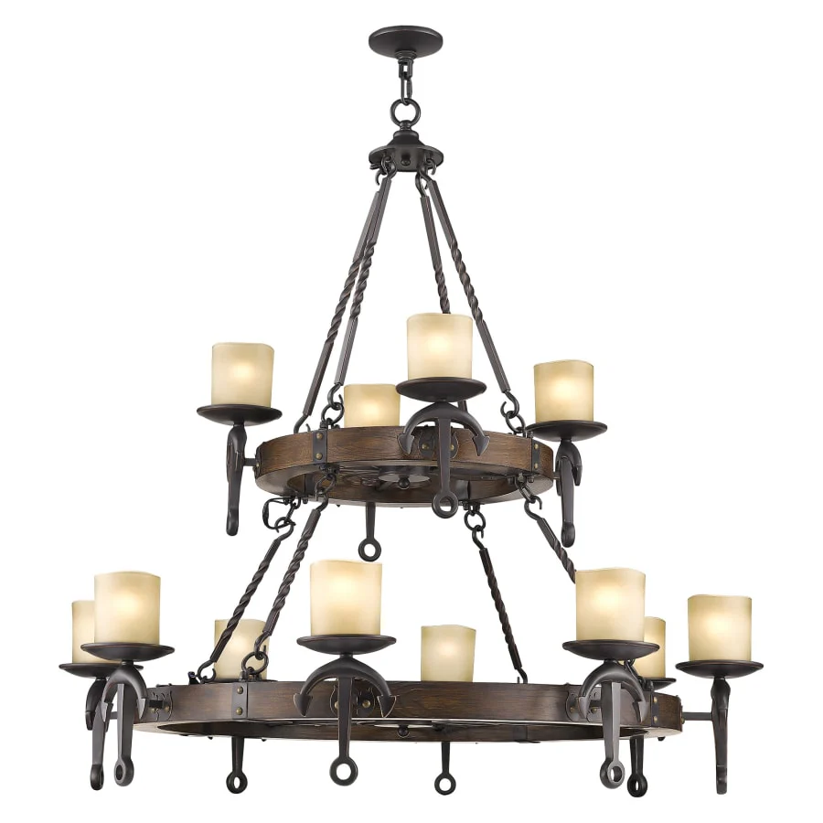 Livex Lighting Cape May 12 Light 2 Tier Chandelier - Image 2