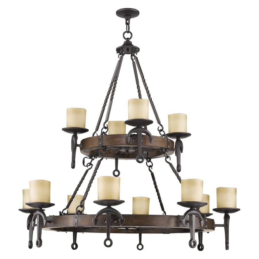 Livex Lighting Cape May 12 Light 2 Tier Chandelier - Image 3