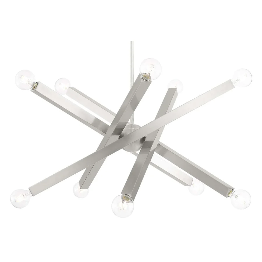 Livex Lighting Solna 10 Light 34" Wide Abstract Sputnik Chandelier - Image 1