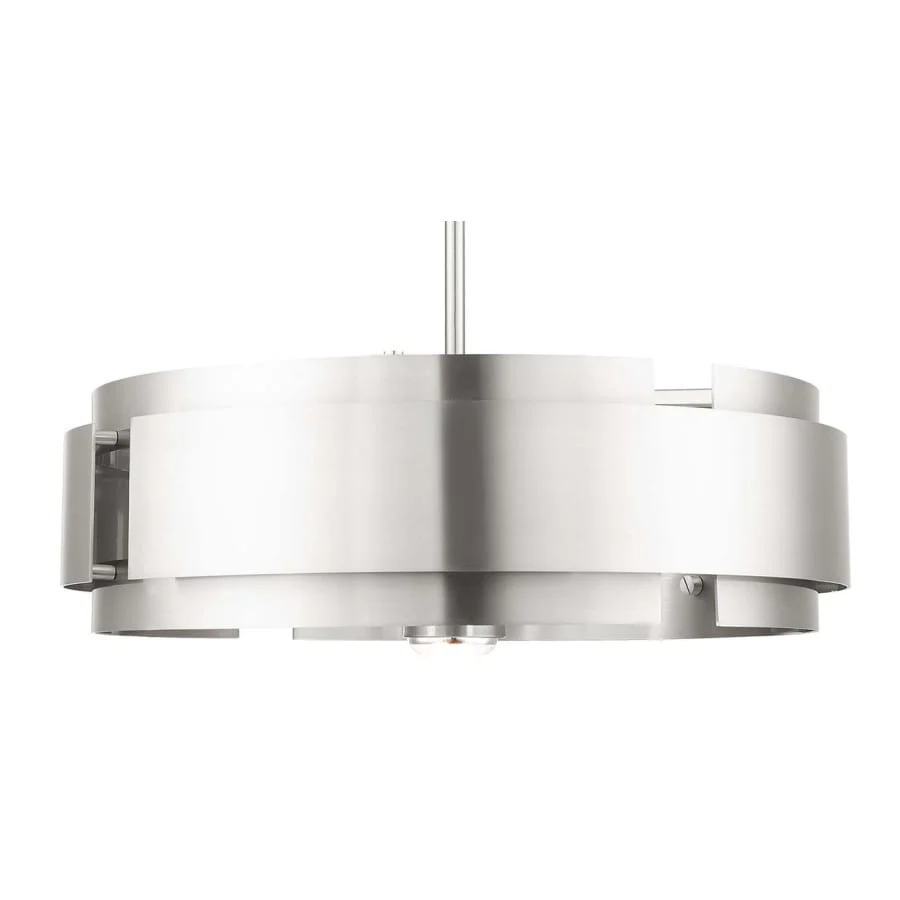 Livex Lighting Varick 5 Light 22" Wide Drum Chandelier - Image 1